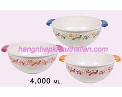 Tô salat hoa trắng 3500ml PN295D 24/1