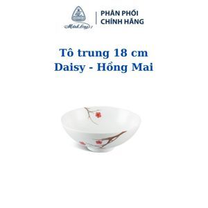 Tô trung 18 cm – Daisy – Hồng Mai