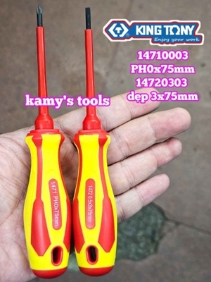 Tô vít dẹp cách điện Kingtony 14720303