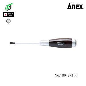 Tô vít đóng cán gỗ tam giác Anex No.180+2x100