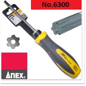 Tô vít hoa thị có lỗ Anex No.6300 T7x50