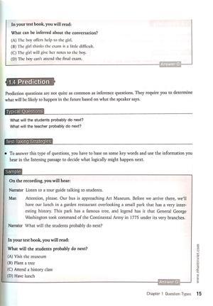 TOEFL Junior Listening