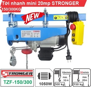 Tời điện nhanh mini Stronger YT-TZF-150/300