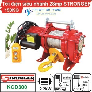 Tời nhanh cho xây dựng Stronger KCD 300