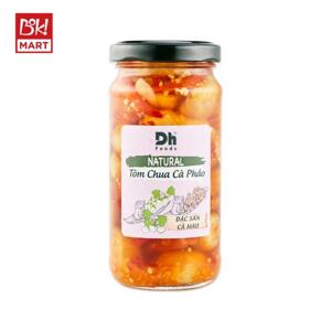 Tôm chua cà pháo DH Foods natural hũ 220g