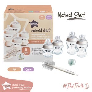 Bộ 2 bình sữa nhựa Tommee Tippee 150ml & 260ml