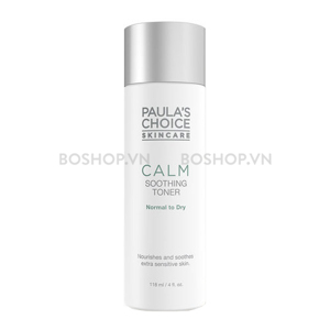 Toner dịu nhẹ và phục hồi da dầu nhạy cảm Paula's Choice Calm Soothing Toner 118ml