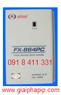 Tổng đài ADSUN FX864PC 8 trung kế 64 nhánh