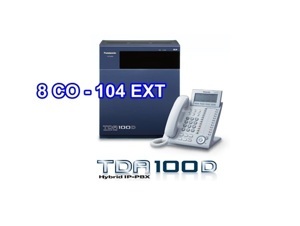 Tổng đài Panasonic KX-TDA100DBP - [8CO-104EXT]