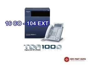 Tổng đài Panasonic KX-TDA100DBP - [16CO-104EXT]