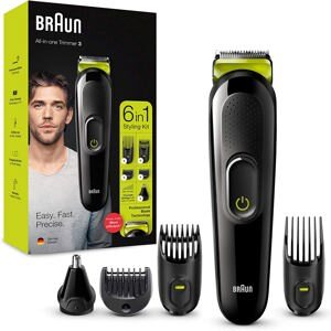 Tông đơ cắt tóc, cạo râu 6 in1 Braun MGK3221