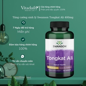 Thuốc bổ thận tráng dương Tongkat Ali Swason 120 viên