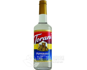 Torani sirô bạc hà trắng peppermint – chai 750ml