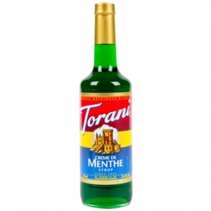 Torani sirô bạc hà xanh menthe – chai 750ml