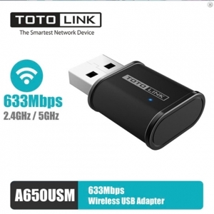 Totolink A650USM - USB Wifi mini băng tần kép AC650