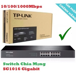 Thiết bị chia mạng TP-LINK TL-SG1016 16 Ports Gigabit Switch