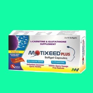 Tpbvsk tăng chất lượng tinh trùng Motixeed Plus hộp 30 viên