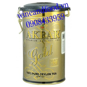 Trà Akbar Gold hộp thiếc 225g