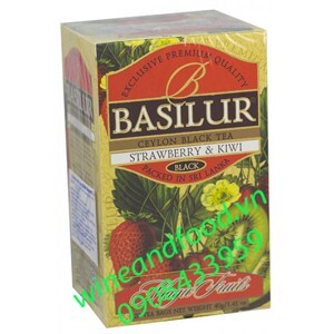 Trà Basilur strawberry kiwi 40g