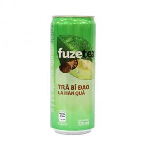 Trà bí đao la hán quả Fuze Tea+ - lon 320ml