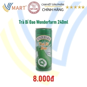 Trà bí đao Wonderfarm lon 240ml