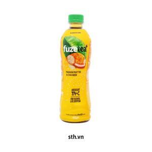 Trà chanh dây và hạt chia Fuze Tea+ 350ml