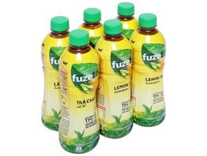 Trà chanh với sả Fuze Tea 450ml