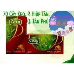 Trà túi lọc Cozy hương đào (25túi/Hộp)