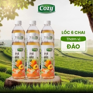 Trà đào sả Cozy - Lốc 4 hộp 225ml