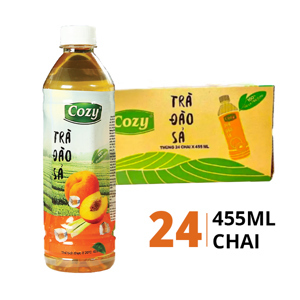 Trà đào sả Cozy - Lốc 4 hộp 225ml