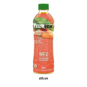 Trà đào và hạt chia Fuze Tea 350ml