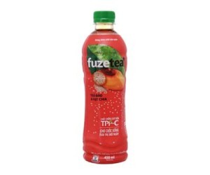 Trà đào và hạt chia Fuze Tea 450ml