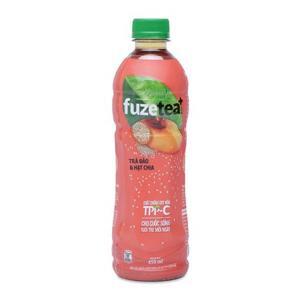 Trà đào và hạt chia Fuze Tea 450ml