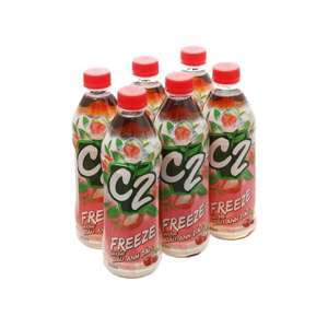 Trà đen C2 hương dâu anh đào Lốc 6 chai 455ml