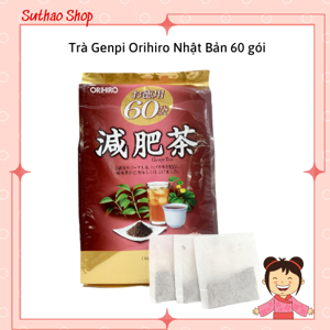 Trà giảm mỡ bụng Genpi Orihiro Tea 60 gói