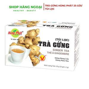 Trà gừng hùng phát hộp 25 gói x 2g