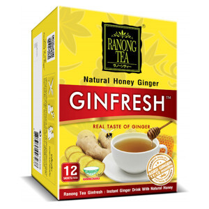 Trà gừng mật ong Ranong Tea - hộp 72g