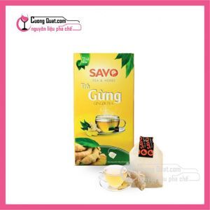 Trà gừng túi lọc Savo 40g