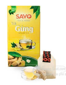 Trà gừng túi lọc Savo 40g
