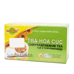 Trà hoa cúc Hùng Phát hộp 25 gói x 2g