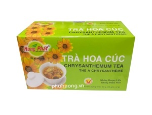 Trà hoa cúc Hùng Phát hộp 25 gói x 2g