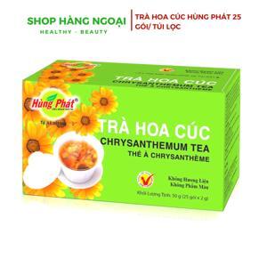 Trà hoa cúc Hùng Phát hộp 25 gói x 2g