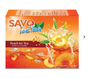 Trà hòa tan hương đào SAVO - 16 GÓI