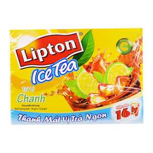 Trà Ice Tea vị chanh Lipton hộp 240g