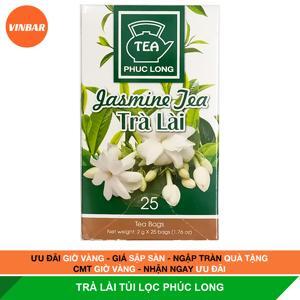 Trà lài túi lọc Phúc Long - 25 gói x 2g