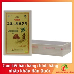 Trà linh chi Ginseng House - Lingzhi Tea - Hộp 3gr x 100 gói