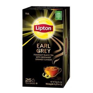 Trà Lipton Earl Grey túi lọc hộp 50g (25 gói)