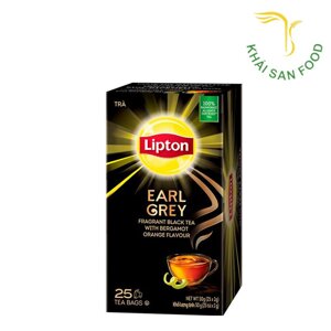 Trà Lipton Earl Grey túi lọc hộp 50g (25 gói)