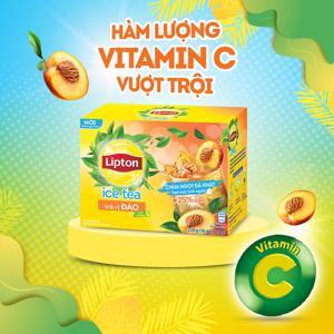 Trà Lipton ice tea hòa tan vị đào - 224g (16 gói x 14g)