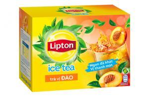 Trà Lipton ice tea hòa tan vị đào - 224g (16 gói x 14g)